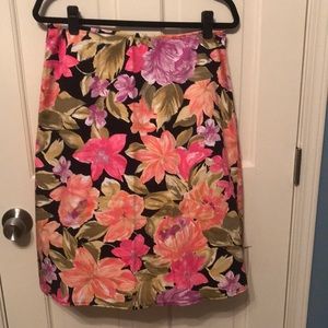 Softwear  beautiful floral a-line skirt